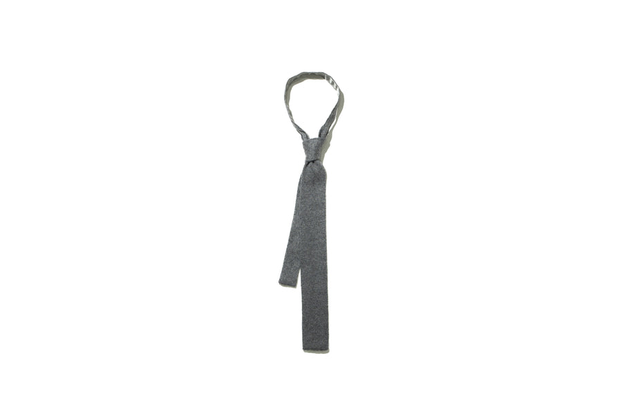 Mid Grey Cashmere Necktie