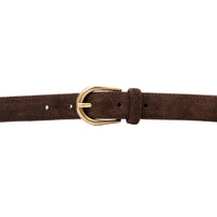 ITALIAN LEATHER AND SUEDE BELT